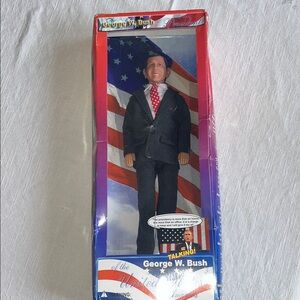 George W. Bush Talking Action Figure - Black Suit